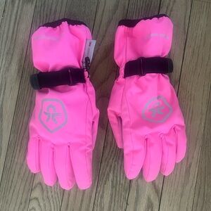 Pink Kids Winter Gloves
